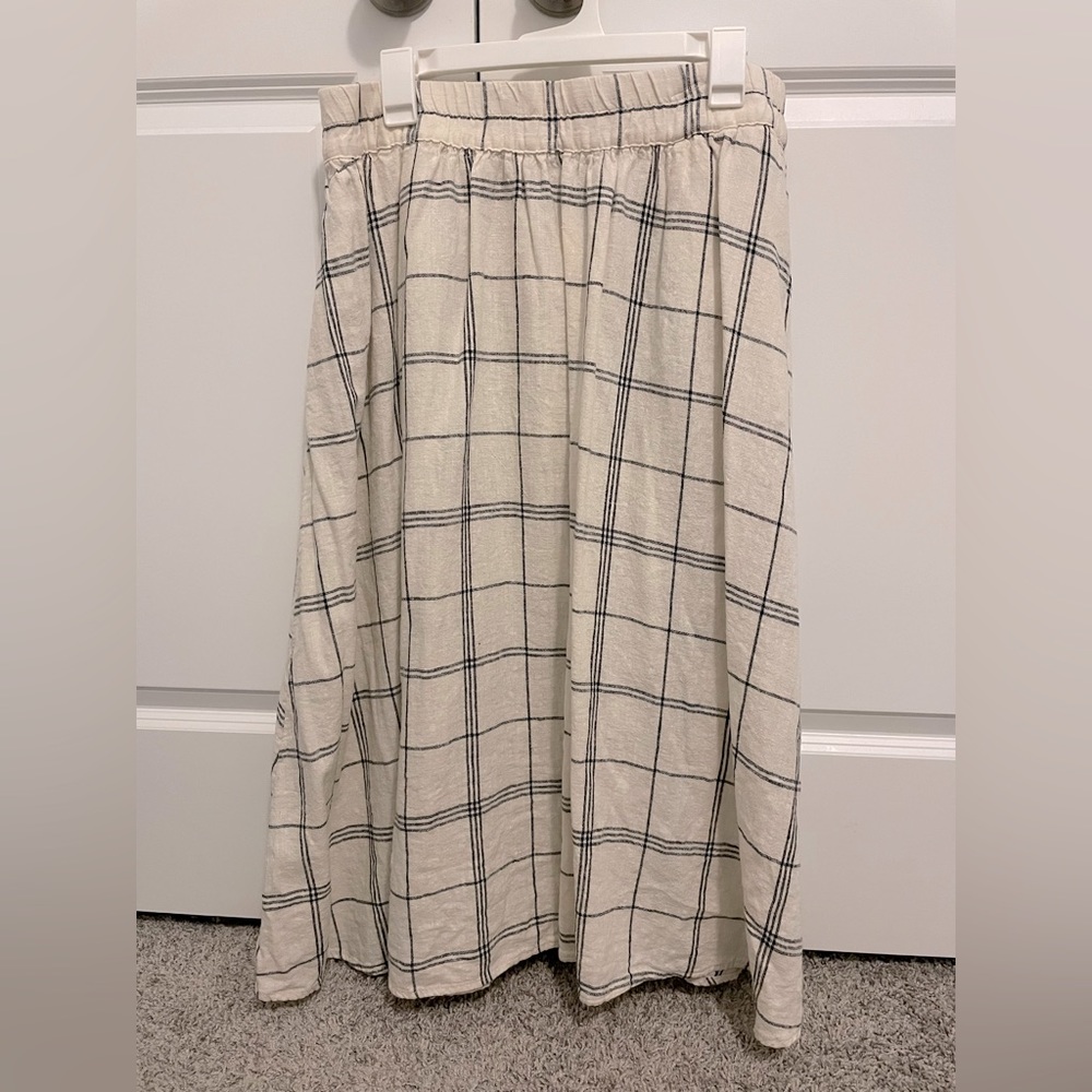 A New Day Plaid Maxi Skirt